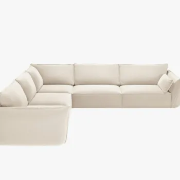 Coltar 7 locuri Kaelle catifea L286 cm imagine