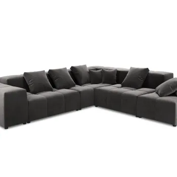 Coltar 7 locuri Rome catifea L320 cm imagine