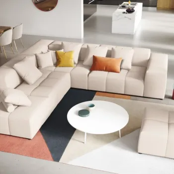 Coltar 7 locuri Rome stofa L320 cm imagine