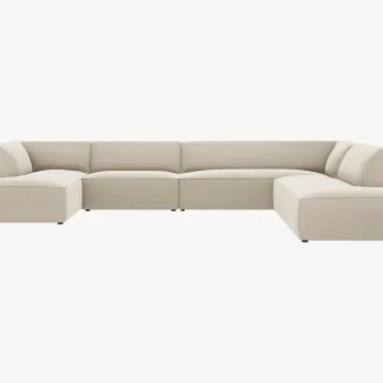 Coltar 7 locuri Ruby catifea L366 cm imagine