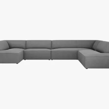 Coltar 7 locuri Ruby stofa L366 cm imagine