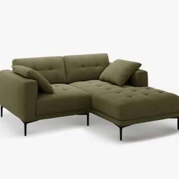 Coltar Bemy 2 locuri catifea Salvador L205 cm imagine