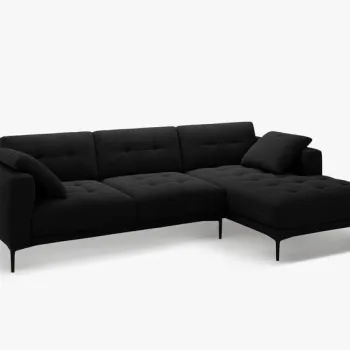 Coltar Bemy 3 locuri catifea Salvador L295 cm imagine