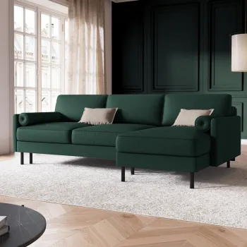 Coltar extensibil 5 locuri Scott stofa L212 cm imagine