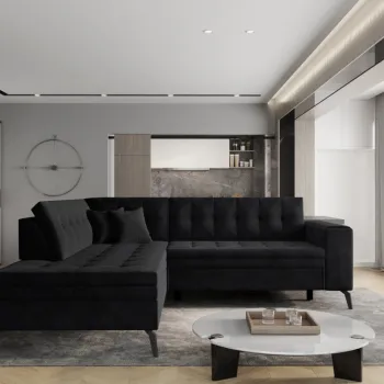 Coltar extensibil Lanvin pe dreapta Velvetmat 10 imagine