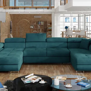 Coltar extensibil Rodrigo pe stanga Matvelvet 75 imagine