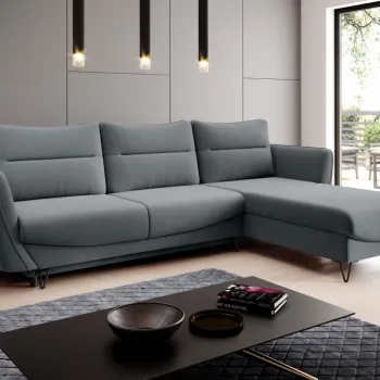 Coltar extensibil Silva pe stanga Velvetmat 4 imagine