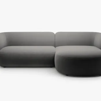 Coltar Kate 3 locuri catifea Salvador L285 cm imagine