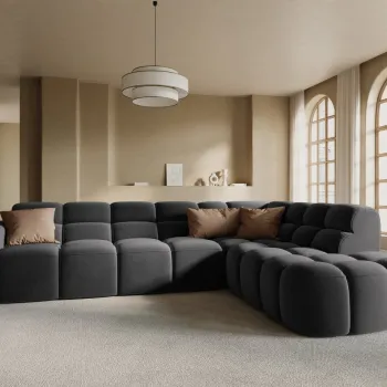 Coltar Lisa catifea L293 cm imagine