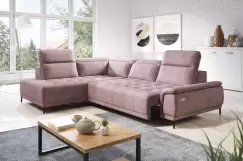 Coltar living extensibil Calvaro L pe stanga - L272 x l204 x h100cm imagine