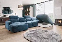 Coltar living extensibil Colombo XL pe stanga - L376 x l227 x h103 cm imagine