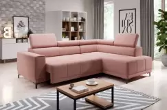 Coltar living extensibil Hugo L pe dreapta - L269 x l204 x h97 cm imagine