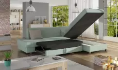 Coltar living extensibil Loona pe dreapta - L248 x l182 x h78 cm imagine