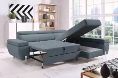 Coltar living extensibil Molina Mini pe dreapta - L277 x l189 x h90 cm imagine