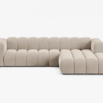 Coltar Lupine 4 locuri catifea Salvador L290 cm imagine