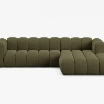 Coltar Lupine 4 locuri chenille Eden L290 cm imagine