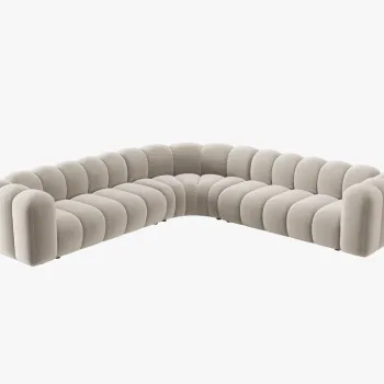 Coltar Lupine catifea Salvador L309 cm imagine