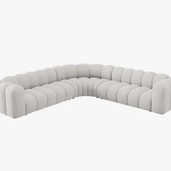 Coltar Lupine chenille Haga L309 cm imagine