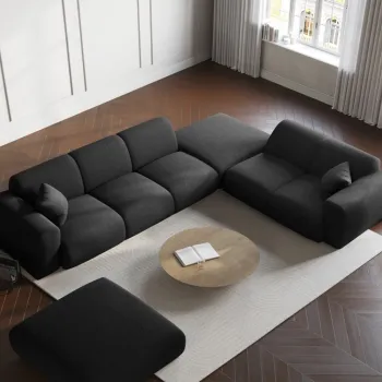 Coltar Nolio L 4 locuri chenille imagine