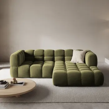 Coltar Sky 3 locuri catifea imagine