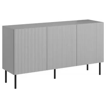 Comoda Asensio KM-1 gri deschis/negru L150 cm imagine