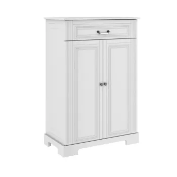 Comoda eleganta Ines alb H125 cm imagine