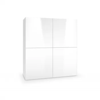 Comoda Livo KM-100 alba imagine