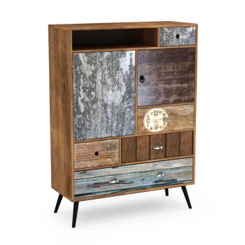 Comoda Mezo KM-4 multicolor L100 cm imagine