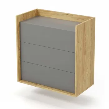 Comoda modulara Mobius S3 natur/gri - H83 imagine