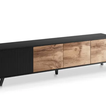 Comoda TV Random RTV-3 stejar wotan/negru imagine