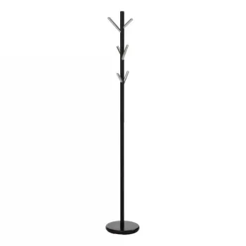 Cuier Allen negru/crom H176 cm imagine