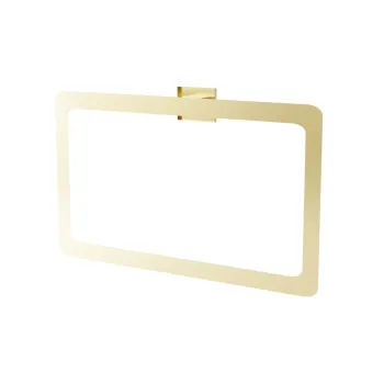 Cuier de baie Ring 210 OSTE BRUSH GOLD imagine