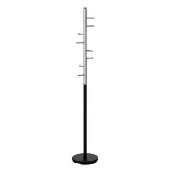 Cuier Ferro negru/crom H173 cm imagine
