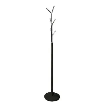 Cuier Leta negru/crom H174 cm imagine