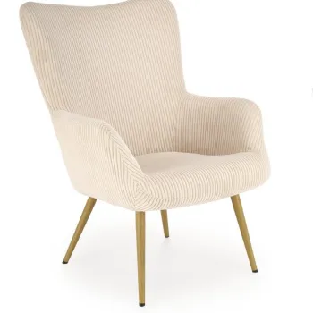 Fotoliu Amaro velvet bej H97 cm imagine