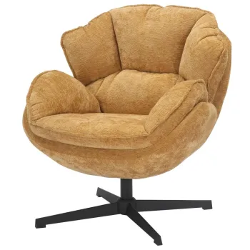 Fotoliu Betty mustariu/negru Tap.248 imagine