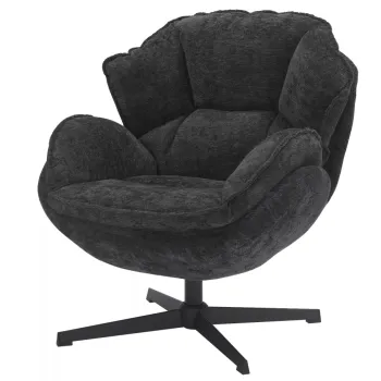 Fotoliu Betty negru/negru Tap.242 imagine