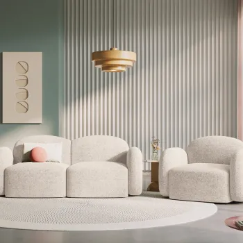 Fotoliu Blair chenille L119 imagine