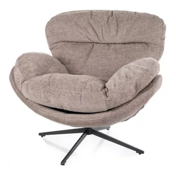 Fotoliu Florence bej inchis/negru mat Raven30 imagine