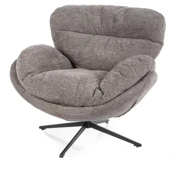 Fotoliu Florence gri/negru mat Raven07 imagine