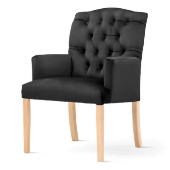 Fotoliu Gabriel negru - H97 cm imagine