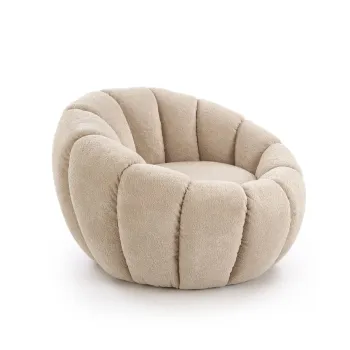 Fotoliu Gaspar 2 bej H60 cm imagine