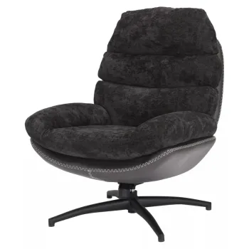 Fotoliu Giselle negru Tap.242/negru Tap.244 imagine