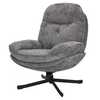 Fotoliu Harper gri/negru Tap.240 imagine