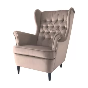 Fotoliu Harry velvet bej Blu28 imagine