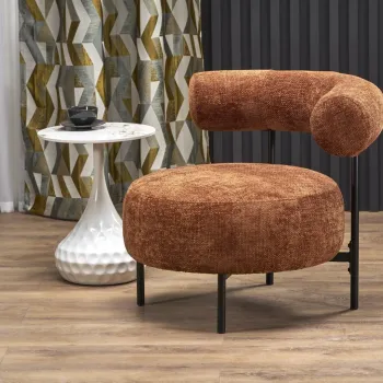 Fotoliu Hazard stofa cinnamon H72 cm imagine