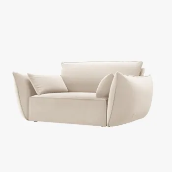 Fotoliu Kaelle catifea L128 cm imagine