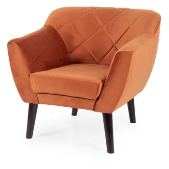 Fotoliu Karo 1 velvet cinnamon/wenge Blu4215 imagine