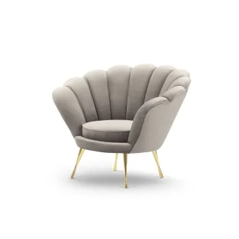 Fotoliu Kingston catifea Riviera H76 cm imagine