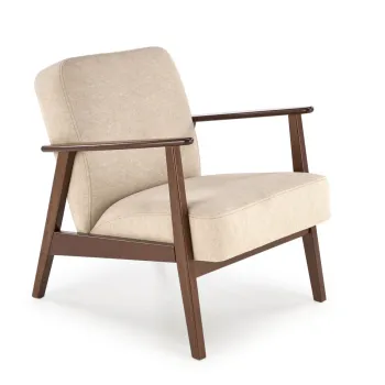 Fotoliu Milano 1S bej Castel 15/nuc inchis imagine